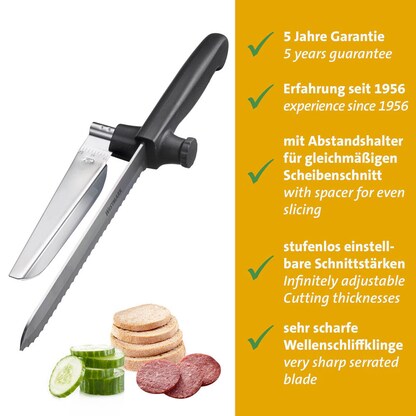 Artikelbild 5 für WESTMARK Brotmesser silber, schwarz, 1 St., Artikelnummer 996477
