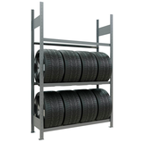 Artikelbild 1 für SCHULTE Reifenregal 13906 silber 130,0 x 40,0 x 200,0 cm, Artikelnummer 160149