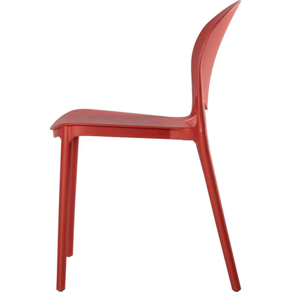Artikelbild 2 für LÜLLMANN Besucherstuhl 230803 rostrot Kunststoff, 1 St., Artikelnummer 791016
