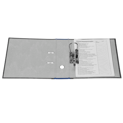 Artikelbild 6 für AKTION: LEITZ 1080 Ordner blau marmoriert Karton 8,0 cm DIN A4, 10 St., Artikelnummer 653806