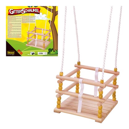 Artikelbild 2 für Idena Babyschaukel gelb Holz, Artikelnummer 470363