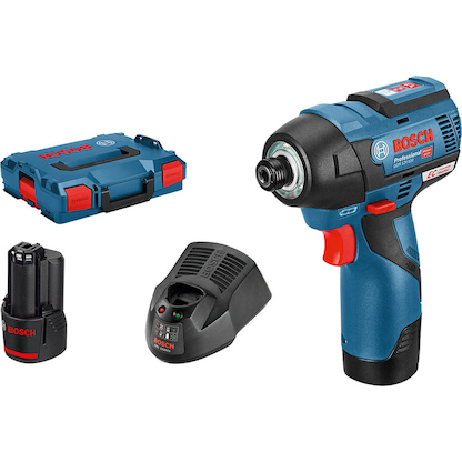 Artikelbild für BOSCH Professional GDR 12V-110 Akku-Drehschlagschrauber-Set 12,0 V, mit 2 Akkus, Artikelnummer 138349