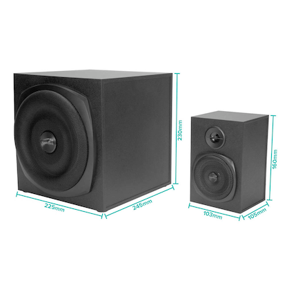 Artikelbild 6 für speedlink Gravity Lautsprechersystem schwarz, Artikelnummer 608713