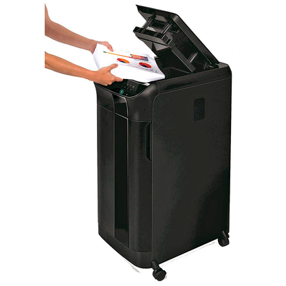 Artikelbild 3 für Fellowes AutoMax 550C Aktenvernichter mit Partikelschnitt P-4, 4 x 38 mm, bis 500 Blatt, schwarz, Artikelnummer 423893