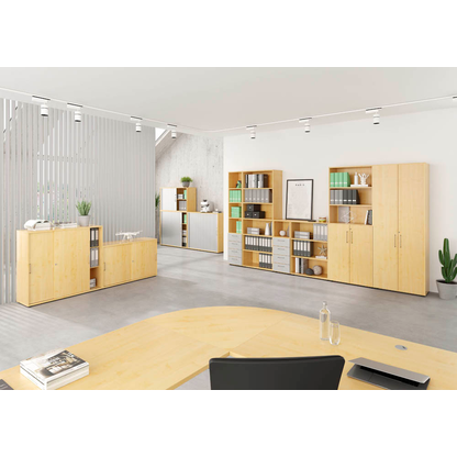 Artikelbild 5 für HAMMERBACHER Aktenregal 924RE ahorn 40,0 x 40,0 x 74,8 cm, 1 St., Artikelnummer 992990