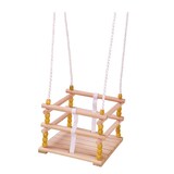 Artikelbild 1 für Idena Babyschaukel gelb Holz, Artikelnummer 470363