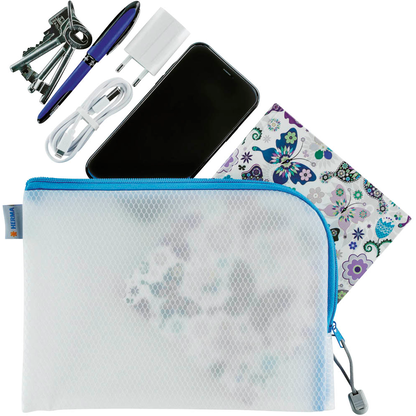 Artikelbild 3 für HERMA Reißverschlussbeutel DIN A5 transparent/blau, 1 St., Artikelnummer 554994