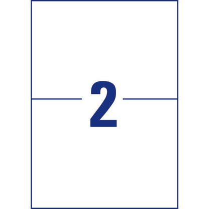 Artikelbild 3 für AVERY Zweckform Etiketten 3655-200 weiß 210,0 x 148,0 mm, 220 Blatt, Artikelnummer 296632