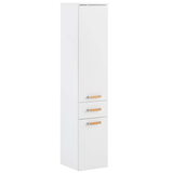 Artikelbild 1 für MÖBELPARTNER Bad-Hängeschrank Duo 146599 kreideweiß 32,7 x 35,3 x 160,1 cm, Artikelnummer 673461