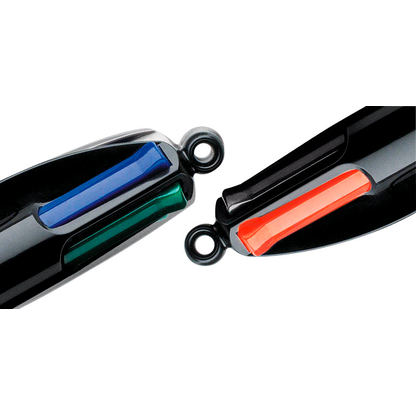 Artikelbild 3 für BIC 4-Farben-Kugelschreiber 4 Colours PRO schwarz/orange, Schreibfarbe: blau, rot, schwarz, grün, 1 St., Artikelnummer 918918