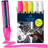 Artikelbild 1 für 4 + 1 GRATIS: Schneider Maxx 260 Kreidemarker farbsortiert 5,0 - 15,0 mm, 4 St. + GRATIS 1 St., Artikelnummer 514186