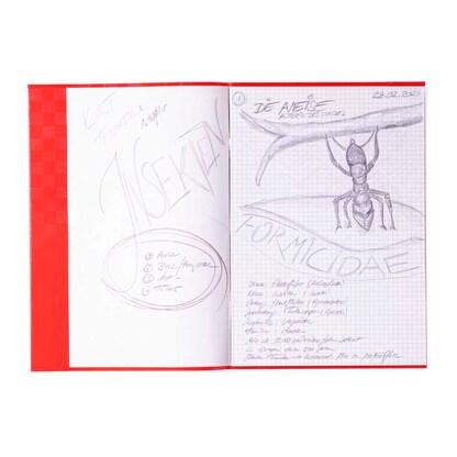 Artikelbild 2 für HERMA Heftumschlag mit Baststruktur rot Kunststoff DIN A4, Artikelnummer 547962