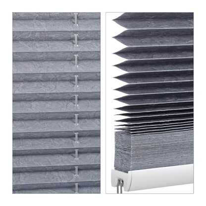 Artikelbild 7 für relaxdays Plissee grau 80,0 x 130,0 cm, Artikelnummer 363802