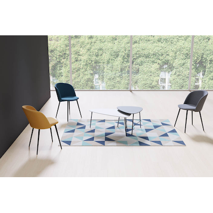 Artikelbild 5 für meet powered by PAPERFLOW LAZY Beistelltisch Trapezform MDF-Platte schwarz 93,0 x 50,0 x 40,0 cm, 1 St., Artikelnummer 300291