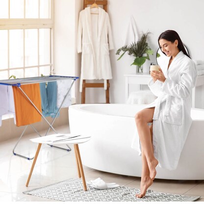 Artikelbild 8 für relaxdays Wäscheständer silber, 1 St., Artikelnummer 762704