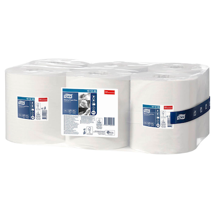 Artikelbild für TORK Putztuchrollen Advanced 2-lagig hochweiß, 457 Blätter, 6 Rollen, Artikelnummer 452854