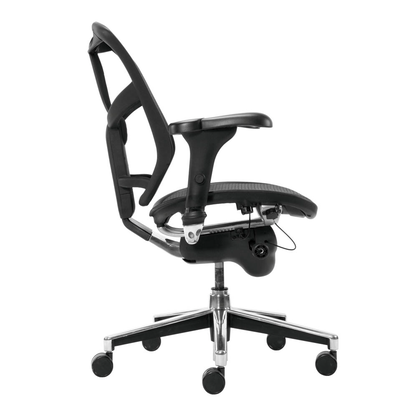 Artikelbild 2 für Nowy Styl Bürostuhl Enjoy Stoff schwarz, Gestell chrom, Artikelnummer 473239