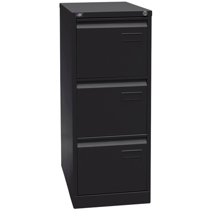 Artikelbild für BISLEY LIGHT Hängeregistraturschrank schwarz 3 Schubladen 41,3 x 62,2 x 101,6 cm, 1 St., Artikelnummer 955716