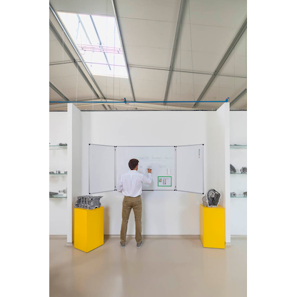 Artikelbild 3 für Bi-Office Klapptafel MAYA TRIO 90,0 x 60,0 cm weiß, Artikelnummer 611392