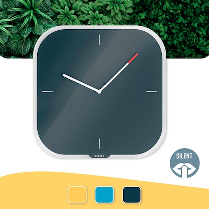Artikelbild 7 für LEITZ Wanduhr Cosy grau Sicherheitsglas 30,0 x 30,0 cm, Artikelnummer 424372