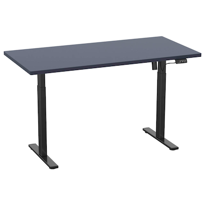 Artikelbild 4 für VCM my office Lona elektrisch höhenverstellbarer Schreibtisch anthrazit rechteckig, T-Fuß-Gestell schwarz 160,0 x 80,0 cm, Artikelnummer 270229