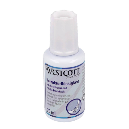 Artikelbild für WESTCOTT Korrekturflüssigkeit 20,0 ml, Artikelnummer 459129
