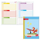 Artikelbild 1 für ROTH Hausaufgabenheft Flinki & Schlau Klipp & Klar liniert DIN A5 ohne Rand, 96 Blatt, 1 St., Artikelnummer 580094