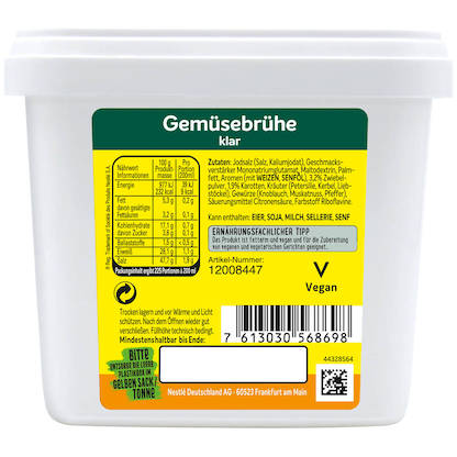 Artikelbild 2 für Maggi® Gemüsebrühe 900,0 g, 1 St., Artikelnummer 691026