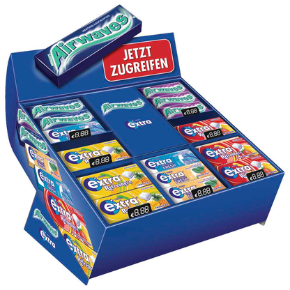 Artikelbild für Airwaves Topsellerbox Kaugummis 42 Pack, Artikelnummer 752739