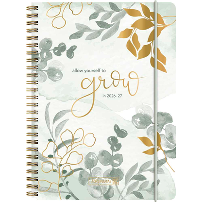 Artikelbild 2 für BRUNNEN Schülerkalender Grow 2026/2027 mehrfarbig: grün, gold, 1 St., Artikelnummer 804868