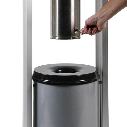 Artikelbild 3 für Showdown® Displays Smoking Table Standaschenbecher silber, 1 St., Artikelnummer 498014