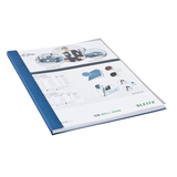 Artikelbild 1 für LEITZ Buchbindemappen blau Softcover für 36 - 70 Blatt DIN A4, 10 St., Artikelnummer 955666