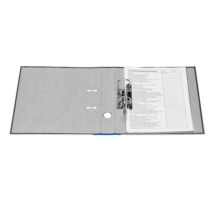 Artikelbild 6 für AKTION: LEITZ 1050 Ordner blau marmoriert Karton 5,2 cm DIN A4, 10 St., Artikelnummer 653887