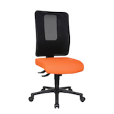 Artikelbild 1 für Topstar Bürostuhl Open X (N), OX1000 G040 Stoff orange, Gestell schwarz, Artikelnummer 683627