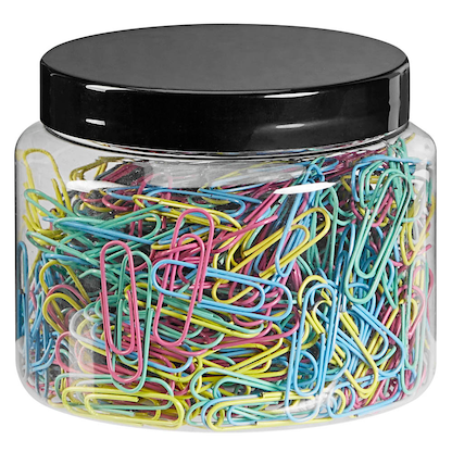 Artikelbild 2 für Gowi Büroklammern farbsortiert Nylon, 500 St., Artikelnummer 803128