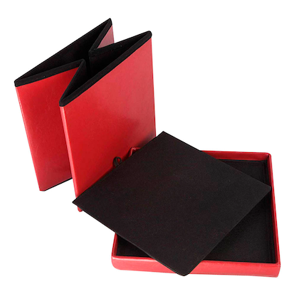 Artikelbild 3 für Echtwerk Hocker mit Stauraum Store Cube EW-SW-0415 rot Kunstleder, 1 St., Artikelnummer 161747