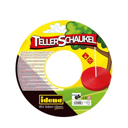 Artikelbild 3 für Idena Tellerschaukel rot Kunststoff, Artikelnummer 470371