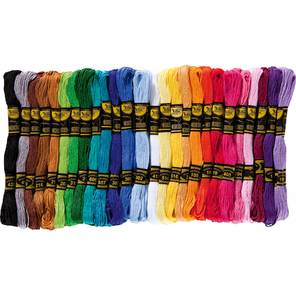 Artikelbild für folia Garn zum Sticken matt mehrfarbig 1,0 mm x 8,0 m, Artikelnummer 479111
