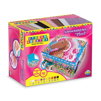 Artikelbild 3 für invento Mosaiksticker-Set Schmuckkästchen Pferd mehrfarbig, Artikelnummer 996518