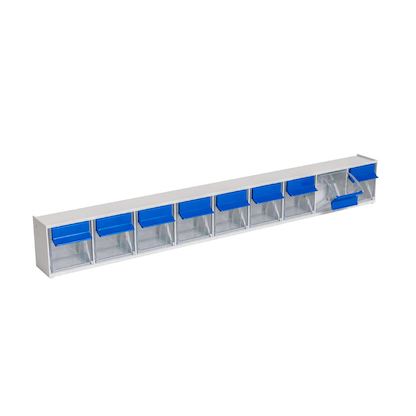 Artikelbild für hünersdorff Sortimentskasten unbefüllt MultiStore grau 9 Fächer, Artikelnummer 167526