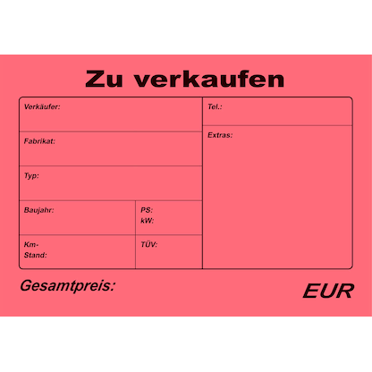 Artikelbild 3 für RNK-Verlag 586/10 Kfz-Kaufverträge, 10 St., Artikelnummer 622439