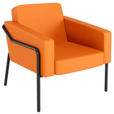 Artikelbild 1 für medso powered by PAPERFLOW Sessel MEDSO L orange schwarz Kunstleder 75,0 x 74,3 x 73,6 cm, 1 St., Artikelnummer 522637