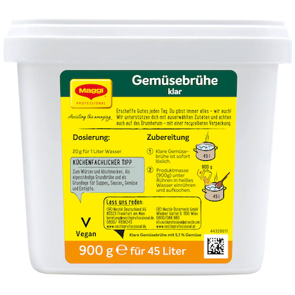 Artikelbild 3 für Maggi® Gemüsebrühe 900,0 g, 1 St., Artikelnummer 691026