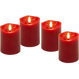 Artikelbild 1 für goobay LED-Kerzen rot, 4 St., Artikelnummer 725469