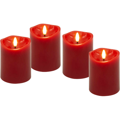 Artikelbild für goobay LED-Kerzen rot, 4 St., Artikelnummer 725469