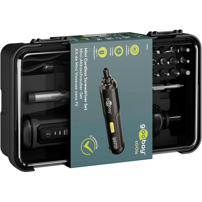 Artikelbild 3 für goobay 77816 Akku-Schrauber-Set, mit 1 Akku, Artikelnummer 779609