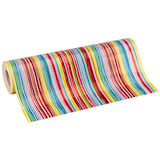 Artikelbild 1 für JUNG SCHÖNER VERPACKEN Geschenkpapier Louisdor Streifen mehrfarbig, 20,0 m, Artikelnummer 388991