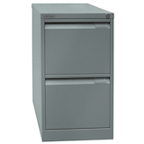 Artikelbild 1 für BISLEY Hängeregistraturschrank silber 2 Schubladen 41,3 x 62,2 x 71,1 cm, 1 St., Artikelnummer 744185