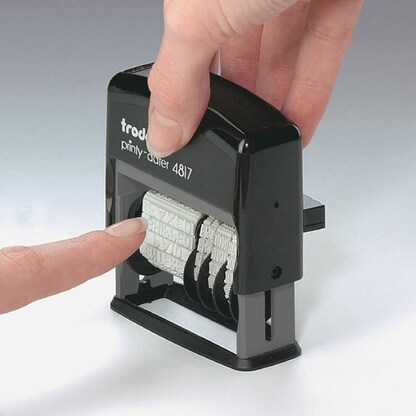 Artikelbild 6 für trodat Datumstempel mit Text printy dater 4817 selbstfärbend schwarz ohne Logo, 1 St., Artikelnummer 241364