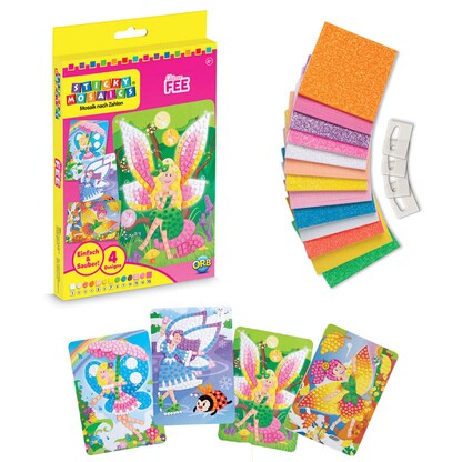 Artikelbild 3 für invento Mosaiksticker-Set Glitzer-Fee mehrfarbig, Artikelnummer 996525